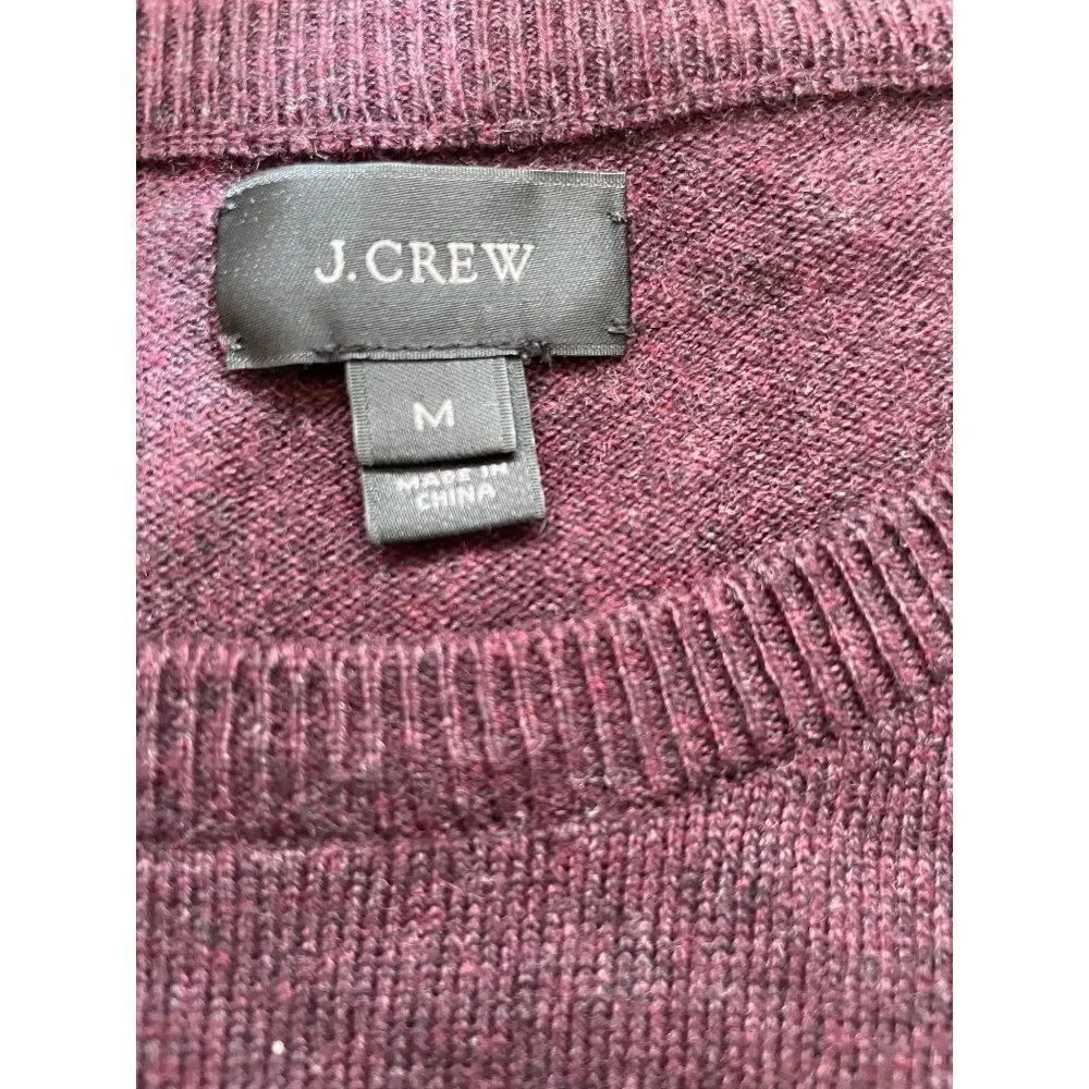 J.‎ Crew womens eggplant purple long sleeve sweater - Medium
